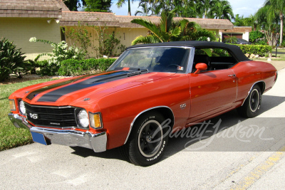 1972 CHEVROLET CHEVELLE LS5 SS CONVERTIBLE