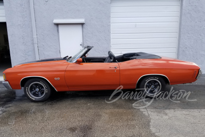 1972 CHEVROLET CHEVELLE LS5 SS CONVERTIBLE - 5