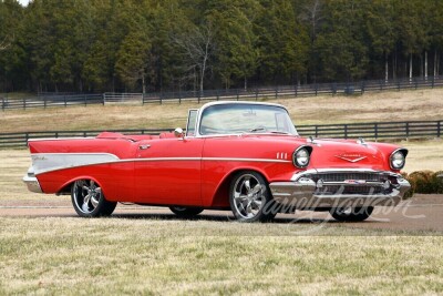 1957 CHEVROLET BEL AIR CUSTOM CONVERTIBLE - 21