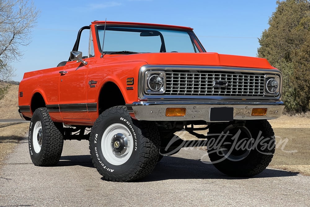 Lot 714 1972 Chevrolet Blazer K5 Custom Suv Barrett Jackson