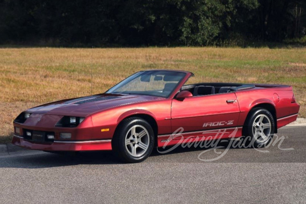 1989 CHEVROLET CAMARO IROC-Z CONVERTIBLE