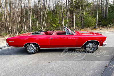 1966 CHEVROLET CHEVELLE 396 CONVERTIBLE - 5