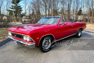 1966 CHEVROLET CHEVELLE 396 CONVERTIBLE - 7