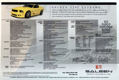 2006 SALEEN MUSTANG SC281 EXTREME COUPE - 9