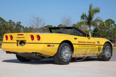 1986 CHEVROLET CORVETTE CONVERTIBLE INDY PACE CAR - 2