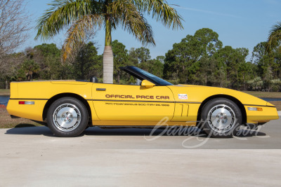 1986 CHEVROLET CORVETTE CONVERTIBLE INDY PACE CAR - 20