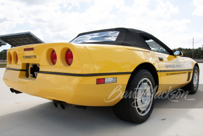 1986 CHEVROLET CORVETTE CONVERTIBLE INDY PACE CAR - 24