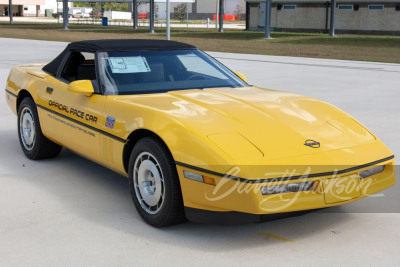 1986 CHEVROLET CORVETTE CONVERTIBLE INDY PACE CAR - 25