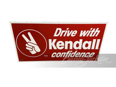 DRIVE WITH KENDALL CONFIDENCE TIN SIGN