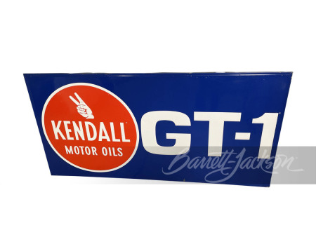 1960S KENDALL GT-1 MOTOR OIL TIN SIGN