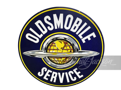 1950S OLDSMOBILE SERVICE PORCELAIN SIGN - 2