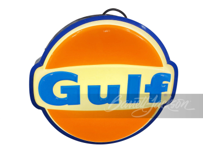 GULF OIL LIGHT-UP SIGN