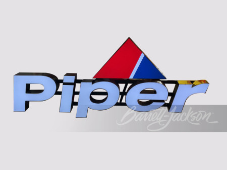 PIPER AIRPLANES LIGHT-UP SIGN