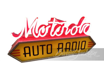 1930S MOTOROLA AUTO RADIO NEON SIGN