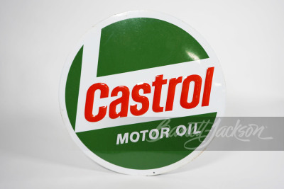 1960S CASTROL MOTOR OIL TIN SIGN