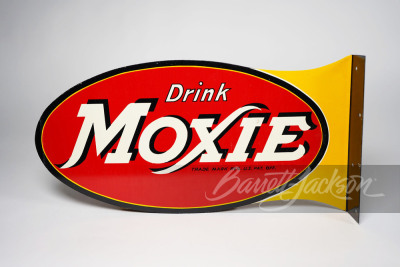 1930S MOXIE SODA TIN SIGN