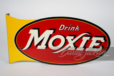 1930S MOXIE SODA TIN SIGN - 2