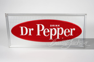 1960S "DRINK DR PEPPER" TIN SIGN