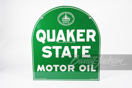 NOS QUAKER STATE MOTOR OIL TIN SIGN