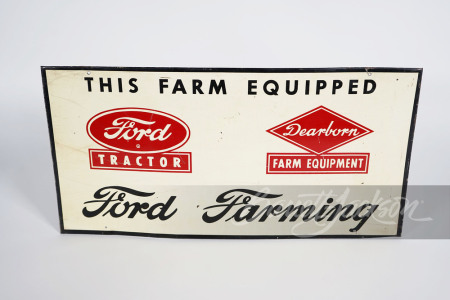 1940S-50S FORD FARMING TIN SIGN