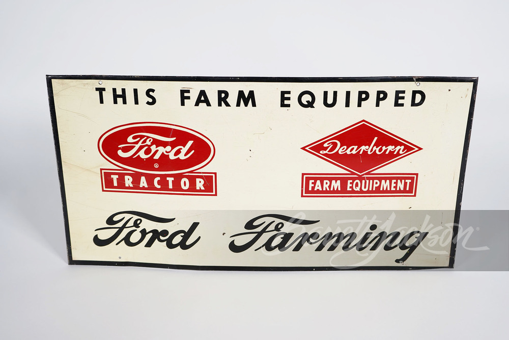 1940S-50S FORD FARMING TIN SIGN