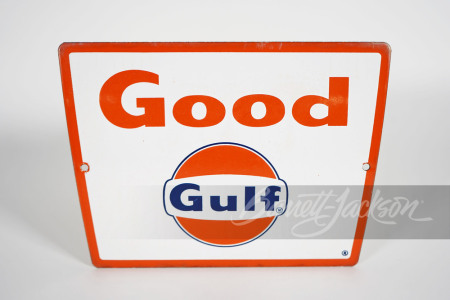 1950S-EARLY 60S GOOD GULF PORCELAIN SIGN
