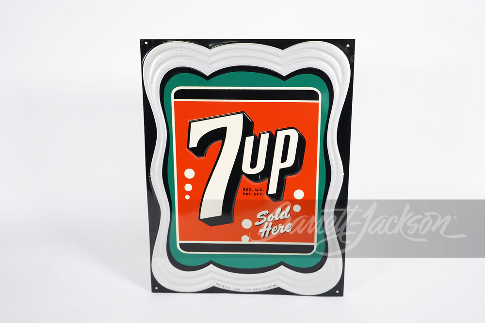 1946 7-UP SODA TIN SIGN