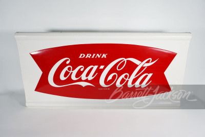 1963 DRINK COCA-COLA TIN SIGN