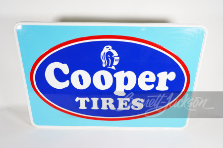 NOS COOPER TIRES TIN SIGN