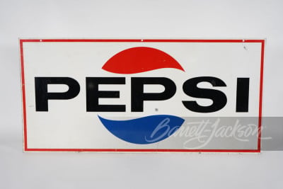 1970S PEPSI-COLA TIN SIGN - 2