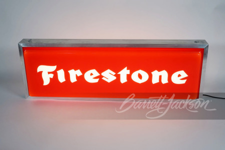 FIRESTONE TIRES LIGHT-UP SIGN