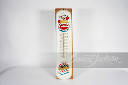 1949 FROSTIE ROOT BEER TIN THERMOMETER