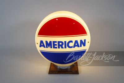 1950S AMERICAN GASOLINE MILK GLASS GAS PUMP GLOBE