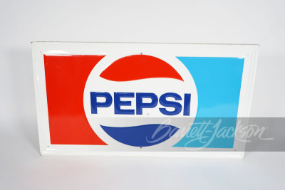 1970 PEPSI-COLA TIN SIGN