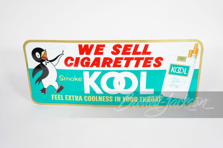 1960S SMOKE KOOL CIGARETTES TIN SIGN