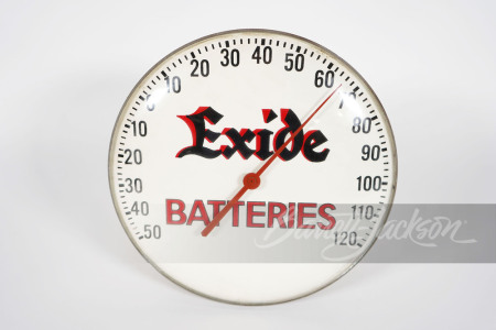 1950S EXIDE BATTERIES THERMOMETER
