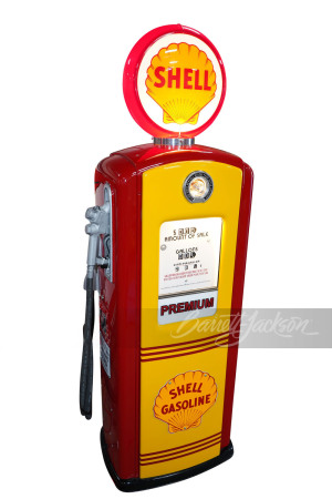 CIRCA 1948 SHELL OIL BENNETT MODEL #756 GAS PUMP