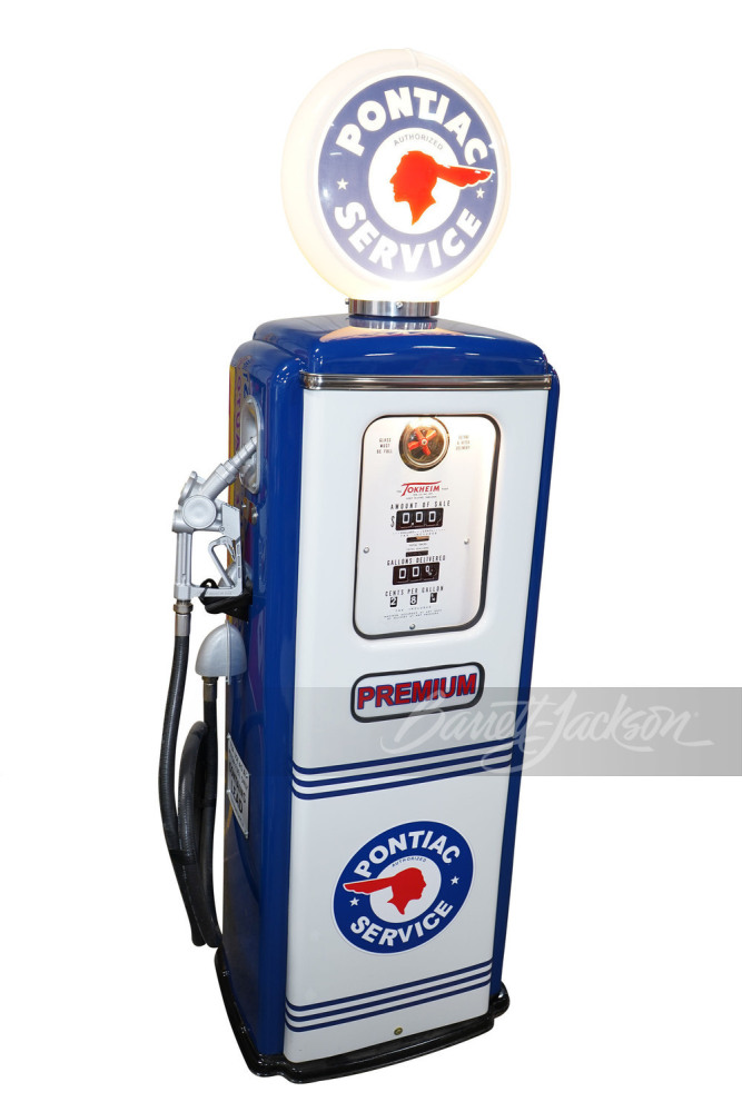 1940S -EARLY 1950S PONTIAC AUTOMOBILES DEALERSHIP TOKHEIM MODEL 39 GAS PUMP