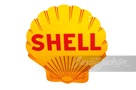 1940S SHELL OIL PORCELAIN SIGN