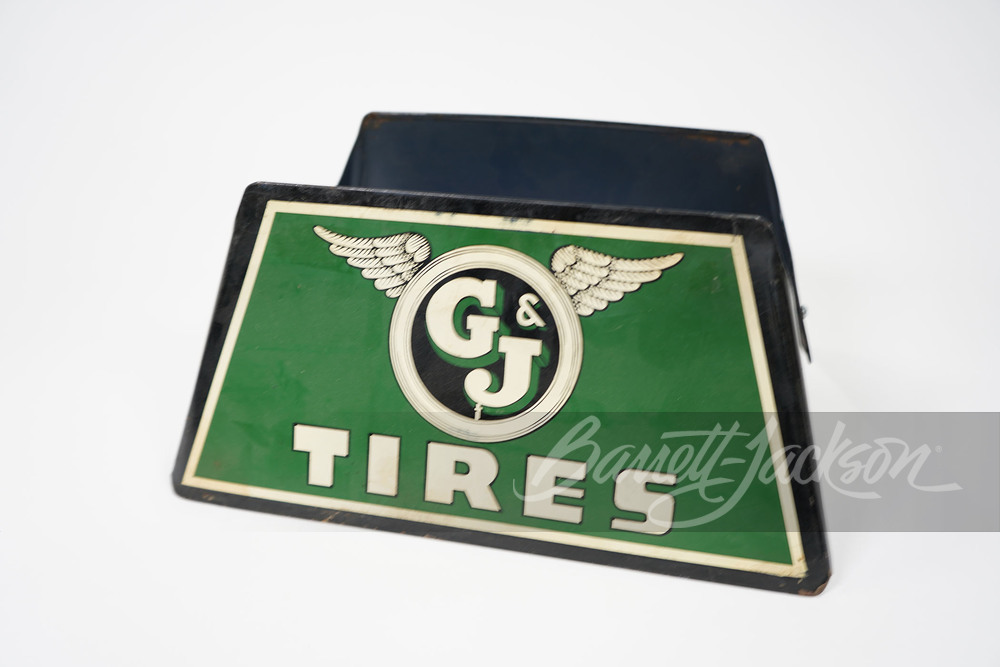 CIRCA 1930S-40S G&J TIRES DISPLAY RACK