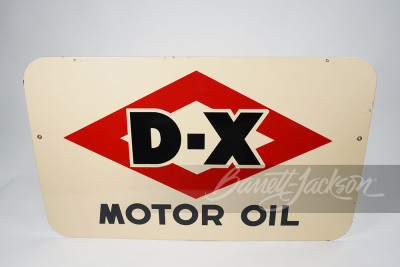 1950S DX MOTOR OIL PORCELAIN SIGN - 2