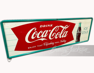 LATE-1950S DRINK COCA-COLA TIN SIGN