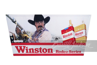 1981 WINSTON RODEO SERIES TIN SIGN