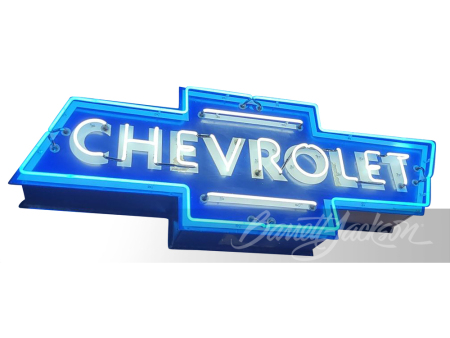 CHEVROLET AUTOMOBILES NEON TIN SIGN