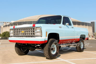 1980 CHEVROLET K10 HOUSTON OILERS TRIBUTE PICKUP