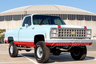 1980 CHEVROLET K10 HOUSTON OILERS TRIBUTE PICKUP - 9