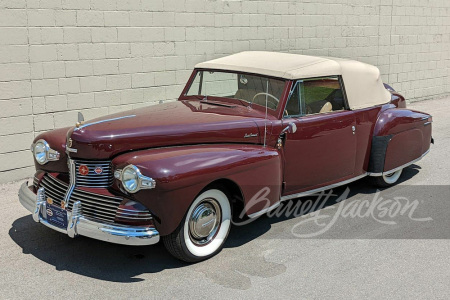 1942 LINCOLN CONTINENTAL CABRIOLET