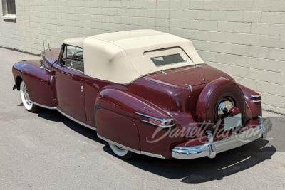 1942 LINCOLN CONTINENTAL CABRIOLET - 7