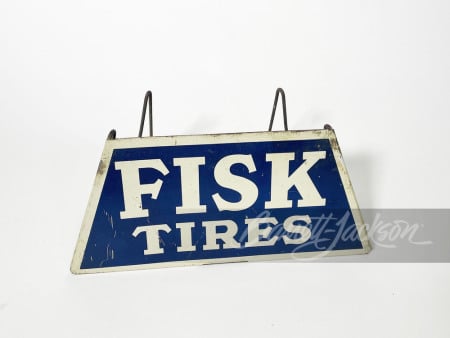 CIRCA 1930S FISK TIRES METAL TIRE DISPLAY STAND