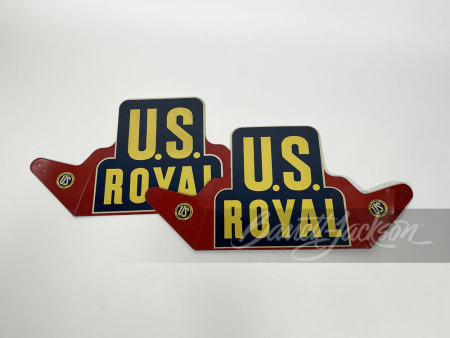 1940S U.S. ROYAL TIRES METAL TIRE DISPLAY STAND